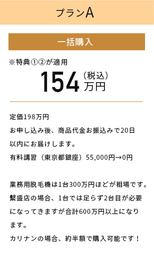 プランA 一括購入 一括購入